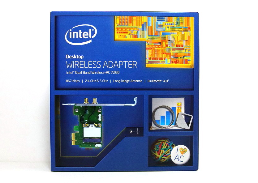 デスクトップで無線LANを快適に！「Intel Dual Band Wireless-AC 7260 for Desktop」 - つれづれモノ日記